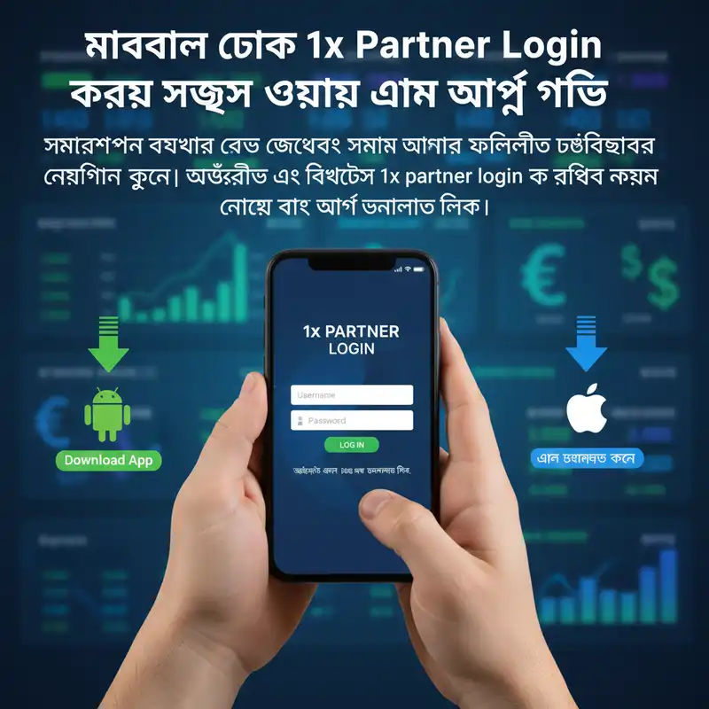 1x Partner Mobile Login Dashboard View